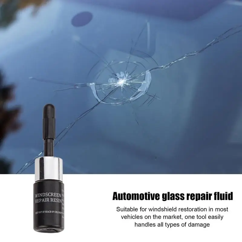 Auto Glass Repair Fluid Windshield Repair Fluid Liquid For Automotive Glass Windscreen Tool Cracked Windshield