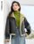 SENTUBILA Fashion Warm Faux Fur Coat Women Winter Streetwear Fur Integrated Crop Motorcycle Jacket Lapel Zipper Coats W34P50224