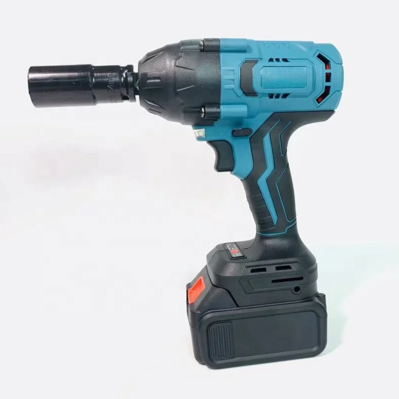 Electric Impact Wrench 21V Industry Cordless Brushless High Torque Electric Drill Wrench