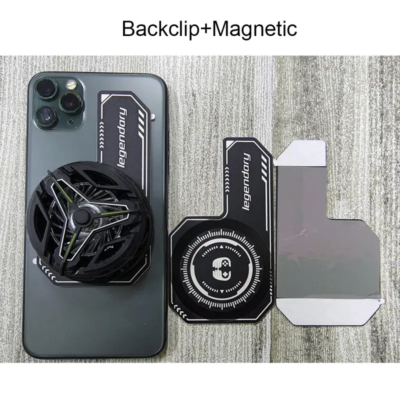 Cell Phone Cooler Plate Radiator Magnetic Radiating Sticker for Game Cooling Fans Heat Sink For IPhone/Samsung/Xiaomi - Image 9