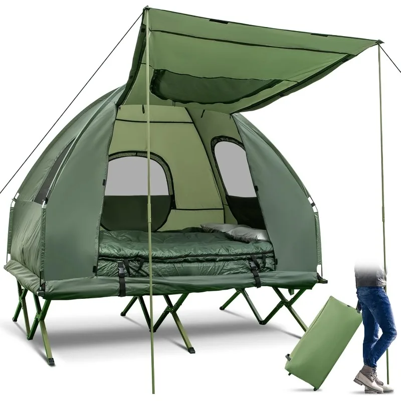GYMAX Tent Cot 1