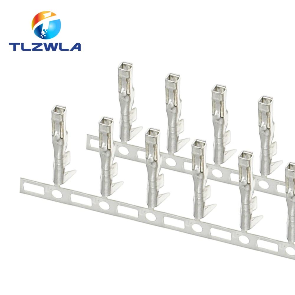 100PCS 2.54mm Dupont Jumper Wire Cable Housing Female Pin Connector Terminal