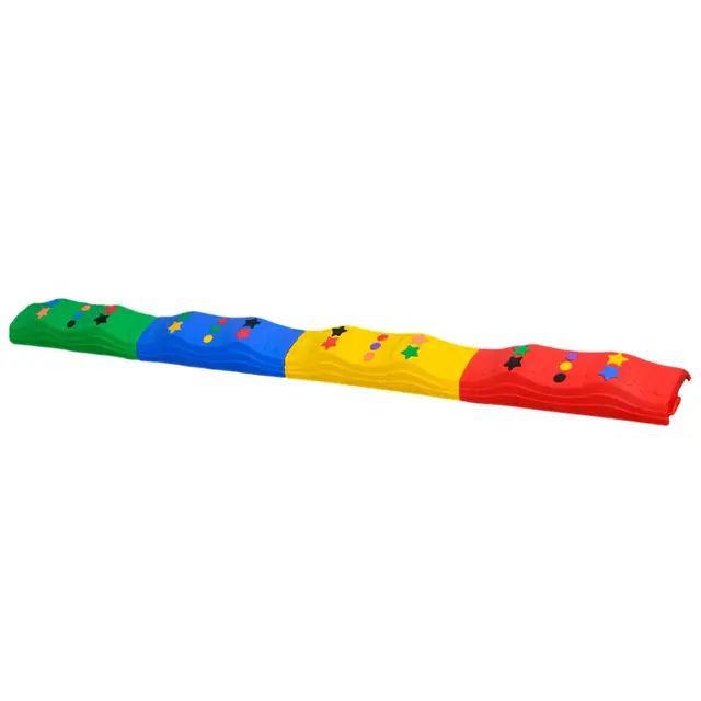 Colored Balance Beams for Kids Playground