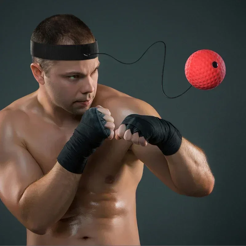Home Boxing Ball Fight Punch React Training Ball Portable Reflex With Headband Exercise Fitness Equipment
