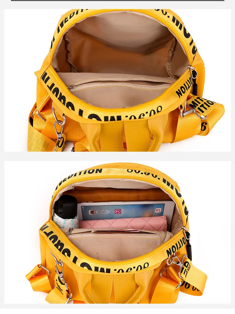 Oxford  Women's Backpack New Korean Trend Backpack Fashion Casual Small Letter Print Travel Shoulder Bag Spring 2022