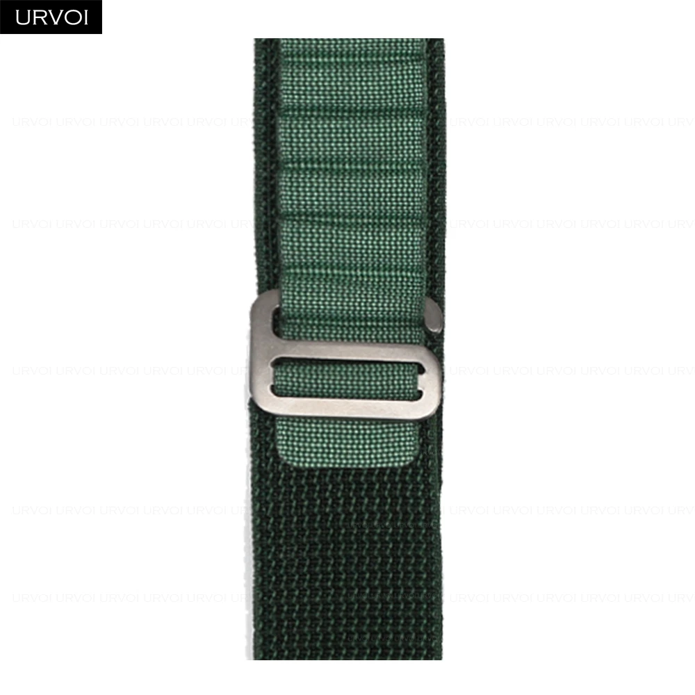 URVOI Black Woven Polyester Alpine Loop Strap with G-Hook Closure