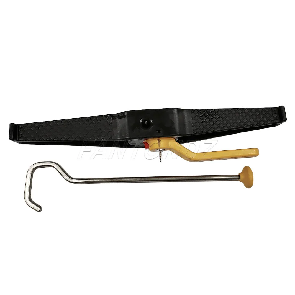 1 Pair Ladder Clamps Locking Adjustable For SafeClamp Lockable Roof Bar