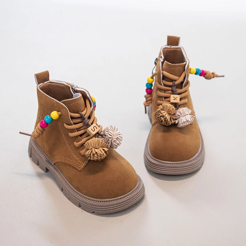 Girls Thermal Boots Autumn Kids Breathable Boots