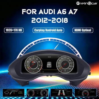 Panel de Instrumentos Digital LCD para Audi A6 A7 Años 2012-2018, Tablero Virtual, Velocímetro 1