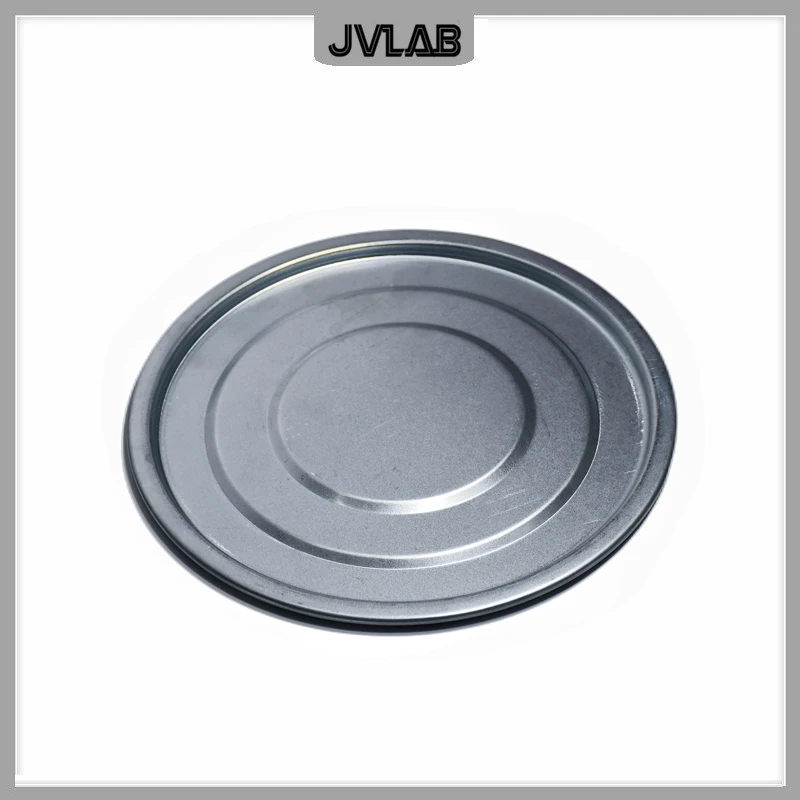 Cover And Tray for Test Sieve Diam. 20 cm Galvanized Lid And Bottom for Laboratory Sampling Inspection Pharmacopeia Sieve 1/PK