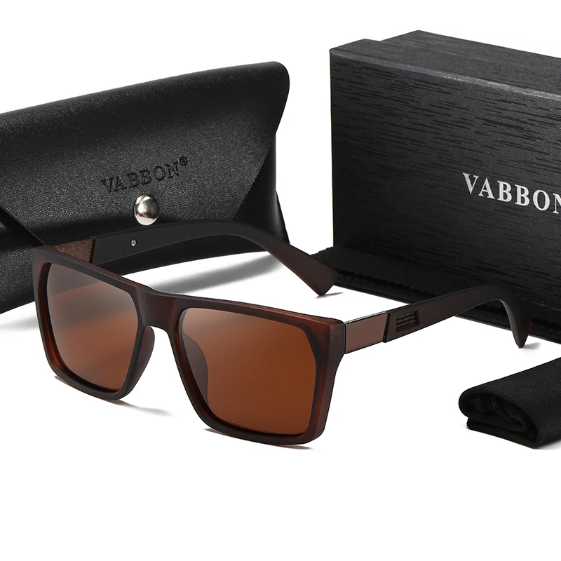 New Square Sunglasses Men's Anti-uv Sunglasses Fashion Polarization Car 1084