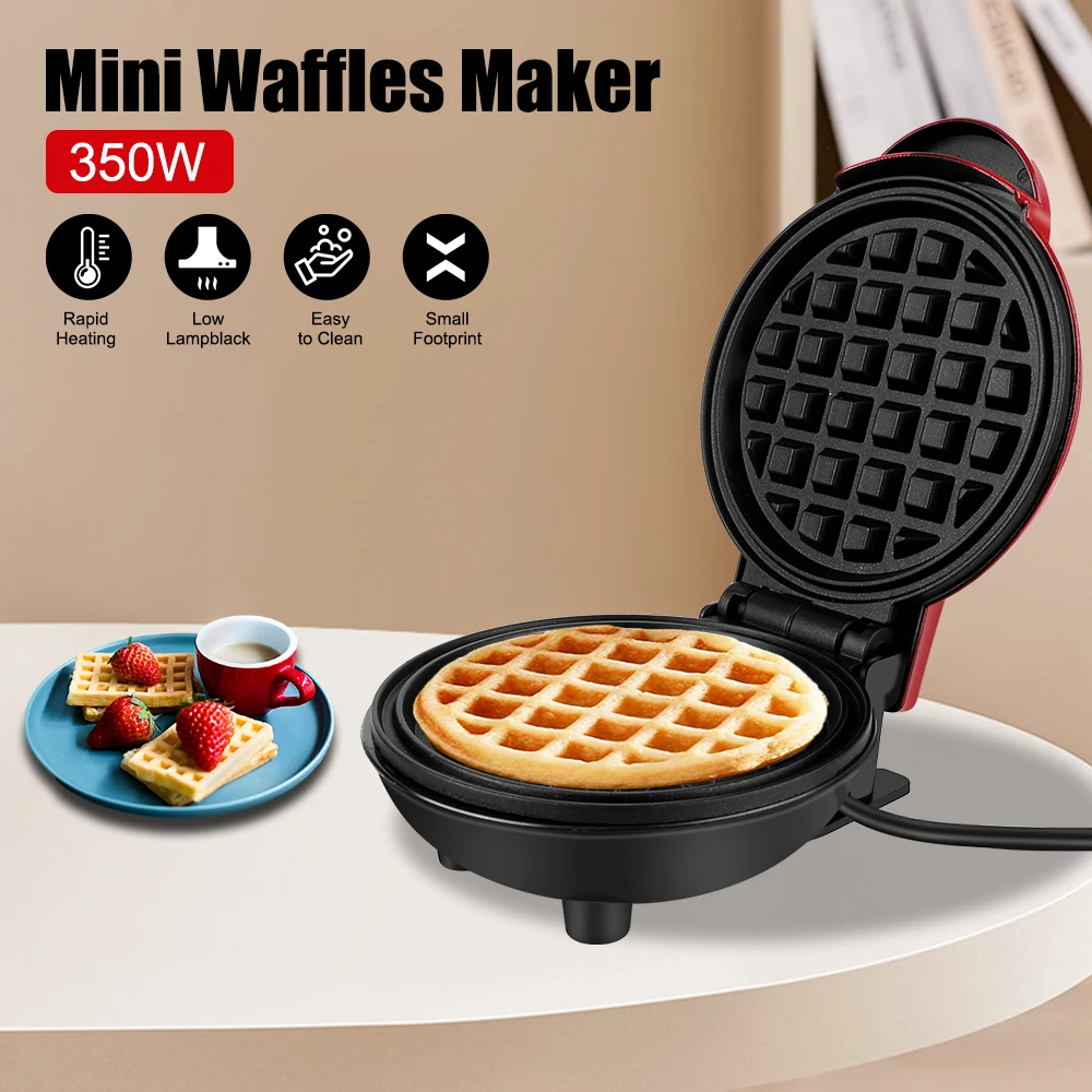 Mini Electric Waffles Maker Bubble Egg Cake Oven Pan baking mould cake waffle maker Eggette Machine Mini Waffle Pot Egg Cake Oven Breakfast Waffle Molds