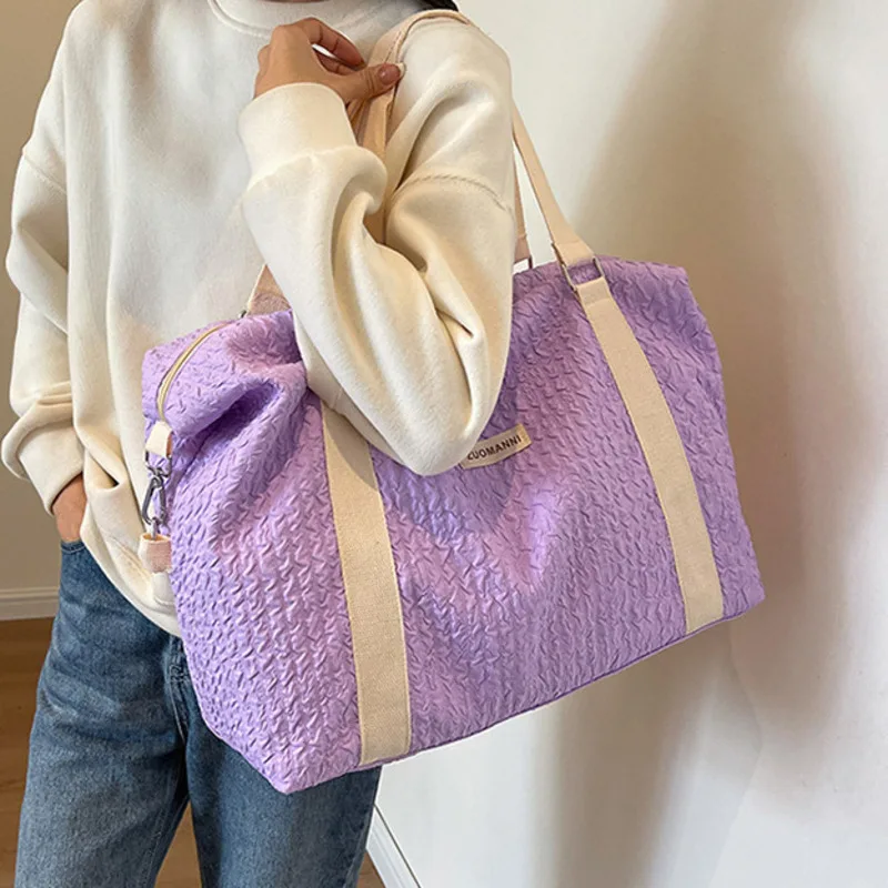 Short Distance Business Trip Large Capacity Travel Bag Waiting for Delivery Accommodation Yoga Fitness Women's Bag Boarding