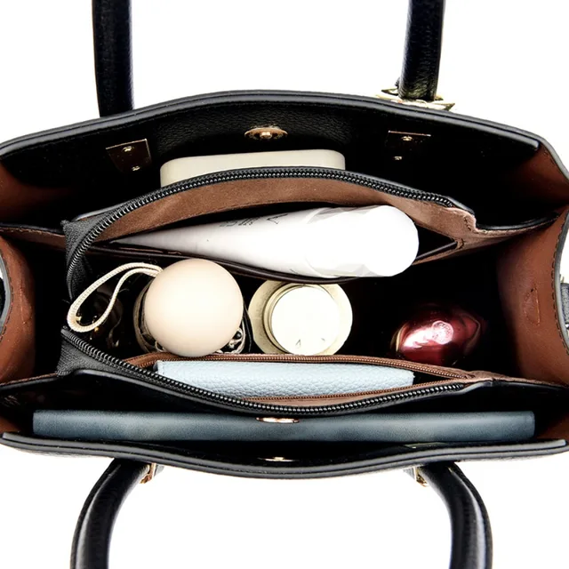 Genuine Brand Top Quality Leather Shoulder Crossbody Bags for Women Luxury Handbags Women Bags Designer Large Capacity Tote Bag 6