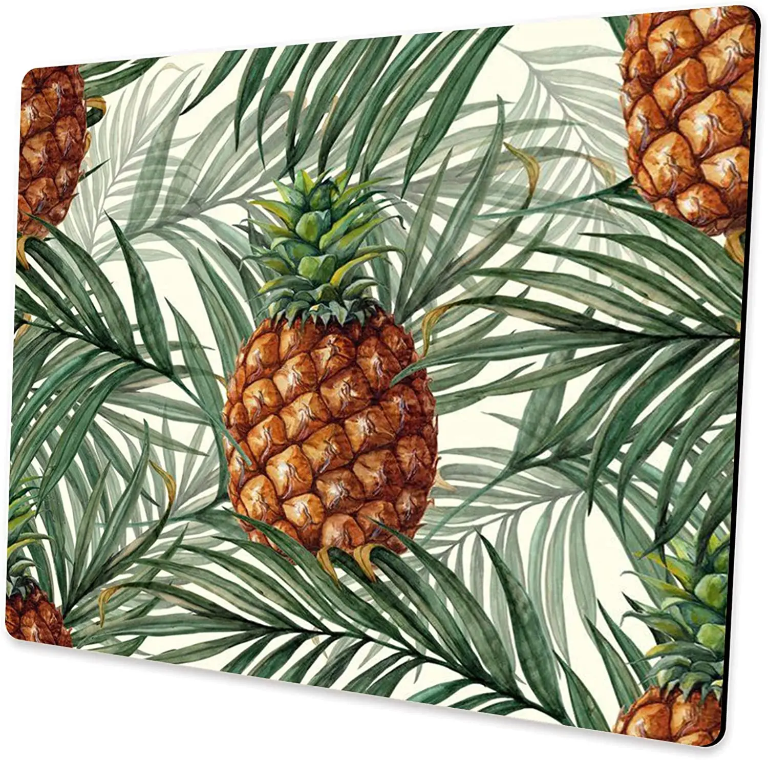 Pineapple Mouse Pad Unique Design Anti-Slip Rubber Base Mouse Pad for Desktop Computer and Laptop Mouse Pad 9.5X7.9 Inch