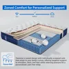 King Mattress 14 Inch Hybrid Mattress in a Box with Gel Memory Foam King Size Mattresses with Comfort Foam 3