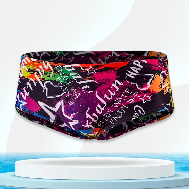 Low Resistance Anti-Chlorine Men's Triangular Swimming orts Profional Racing Training Swimwear New Arrival Summer 2025