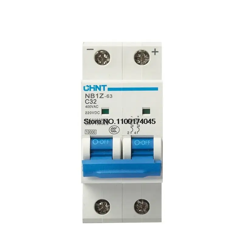 chnt nb1z 63 2p dc interruptor dc mcb 01
