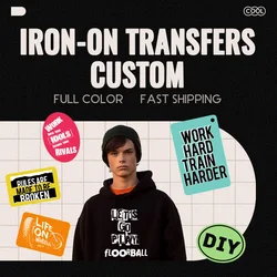 Personalized Iron-On Vinyl Decals (A3 (30x40cm))