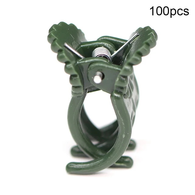 100 db Kerti Növényi Tartó Klipek Orchidea Szárának Támogatása A Szőlő Zöldségek Virágkötésű Köteg Ág Szorító Szerszám - Image 2