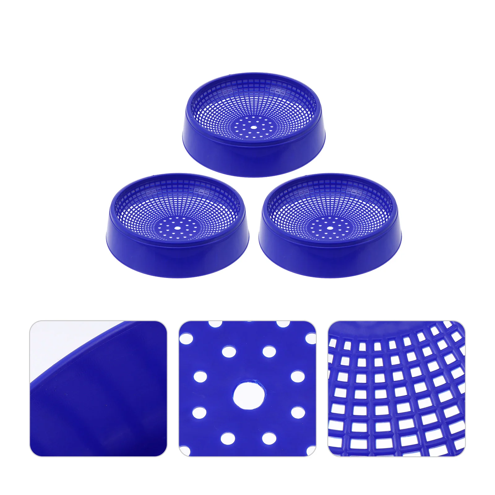 

3 Pcs Pigeon Coop Bird Cage Breeding Nest Pet Nesting Bowl The Bird's Dove House Plastic Quail Supplies