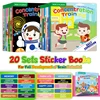 10 Set Reusable Kids Stickers Books Toys Novel DIY Sticker Matching Game Montessori Focus Learning Educational Toys For Children 2