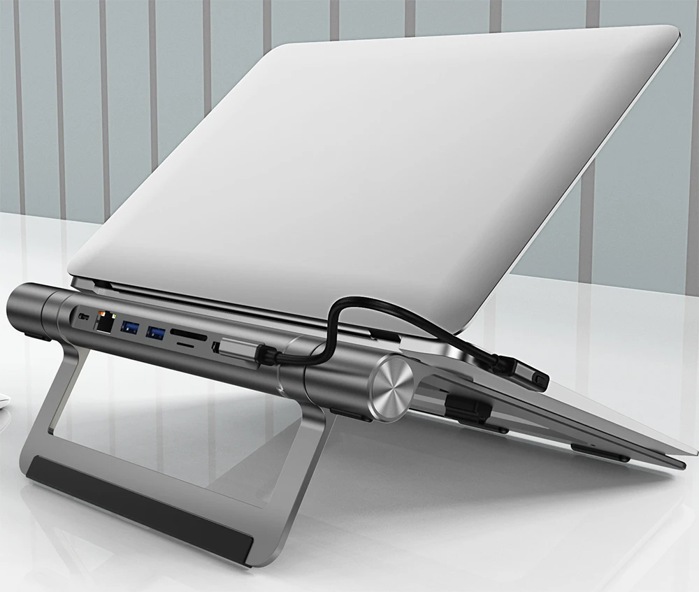 Estação de ancoragem WiWU-USB-C para MacBook, suporte