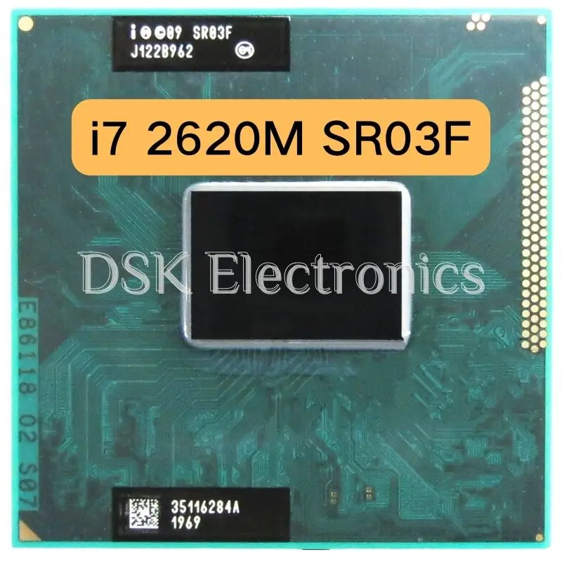 Intel Core I7-2620M I7 2620M 2,7 GHz Laptop Cpu Procador 4M 35W