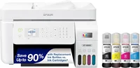 EcoTank ET-4800 Wireless All-in-One Cartridge-Free Supertank Printer with Scanner, Copier, Fax, ADF and Ethernet, White 1