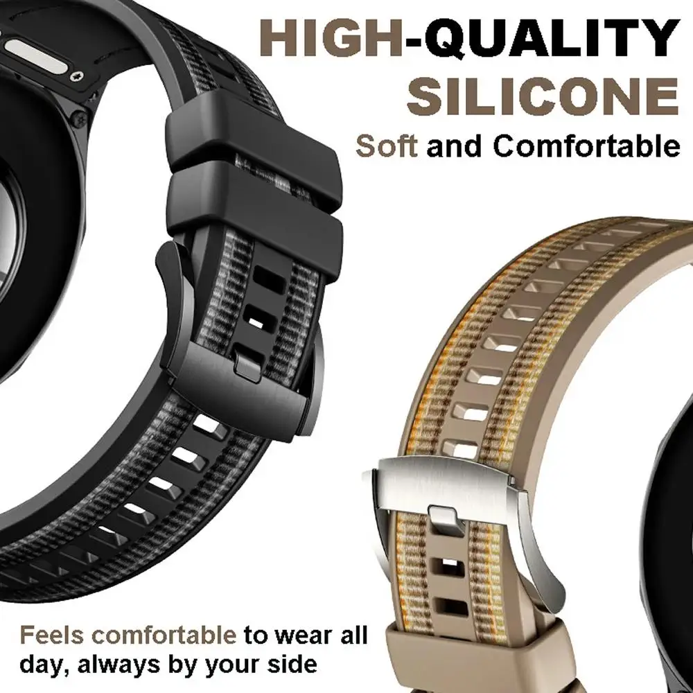 Sport Strap - Composite Nylon and Silicone Wristband Bracelet