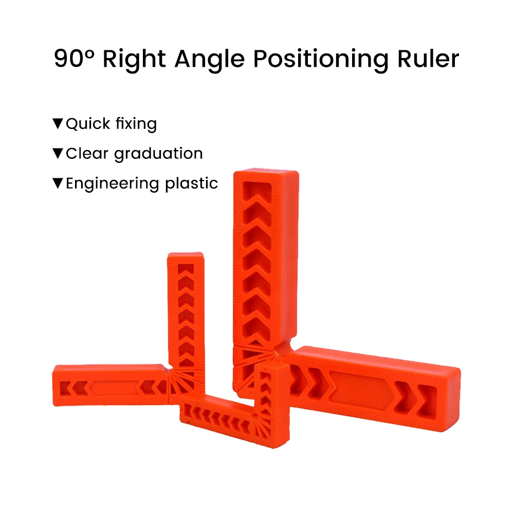 90 degree positioning squares l type corner clamp aluminium alloy corner clamping square clamps straight drop ship 1Pcs Positioning Squares For Woodworking 90 Degree Corner Right Angle 3/4/6inch Clamps Carpenter Corner Clamping Square Tool