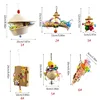 Bird Chewing Paper/ Rattan Toy Small Parrot Hanging Parrot Molar Toy for Cage 6
