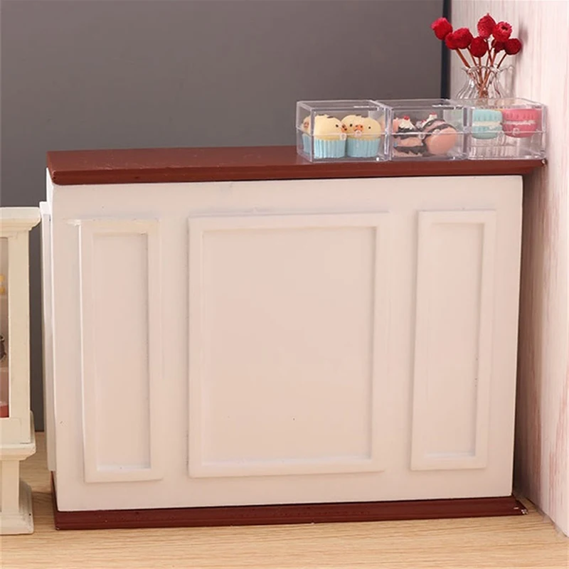 1:6 1:12 Dollhouse Miniature Furniture Model Bar Cabinet Fireplace High Stool Cabinets Shelf Cabinet Furniture Model Decor Toy train model toy 45 feet high cabinet 1 160 n scale container 45 feet high cabinet