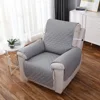 Quilted Anti-wear Recliner Sofa Cover For Dogs Pets Kids Anti-slip Couch Cushion Slipcover Armchair Furniture Protector Washable 2