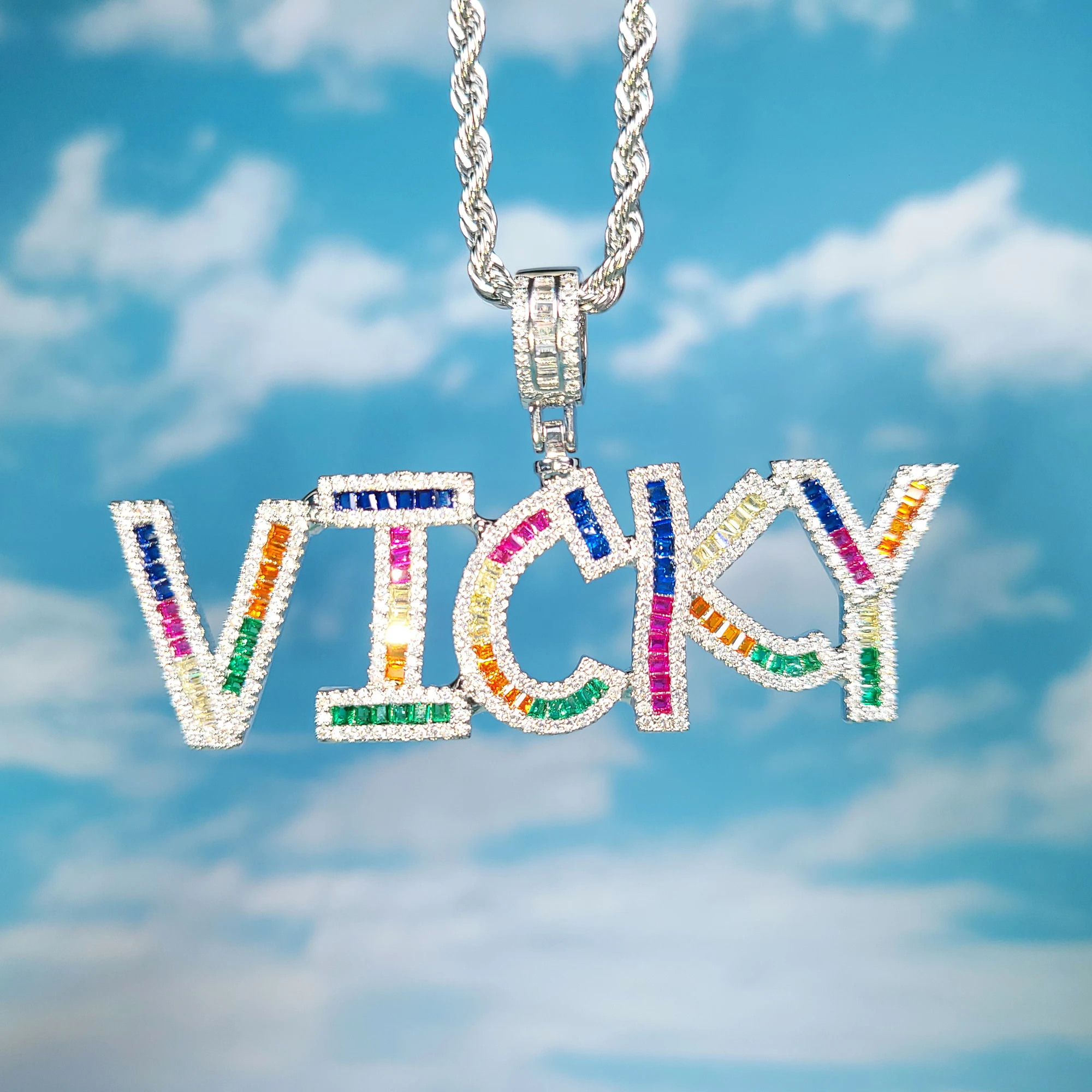 Personalized Any Letters Necklace - Custom Name Necklace - Birthday Gift - Personalised Letters Necklace - Prom Party Jewelry