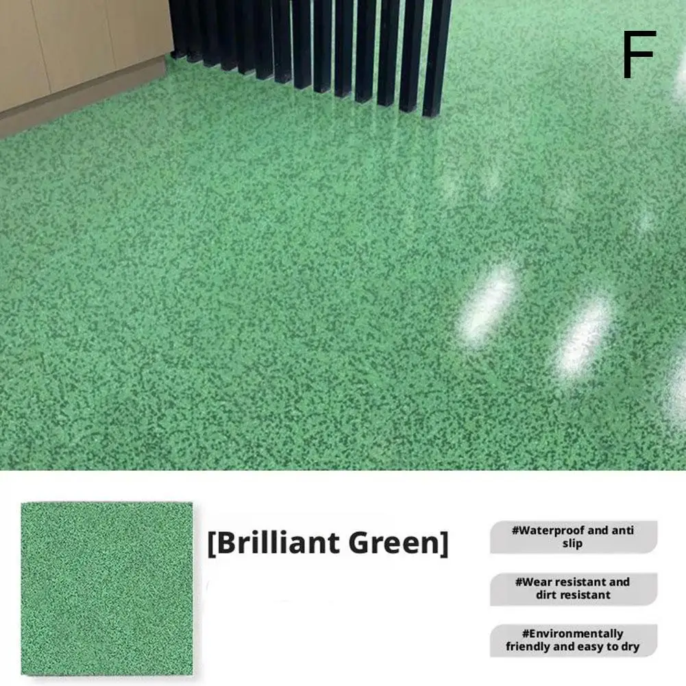 Louis Forest Epoxy Floor Paint, High-Gloss Marble Finish, Waterproof, Water-Base