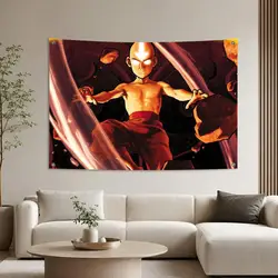 Avatar The Last Airbender Aesthetic Wall Tapestry - Artistic Decor for Living Room, Party, or Outdoor Spaces (White13)
