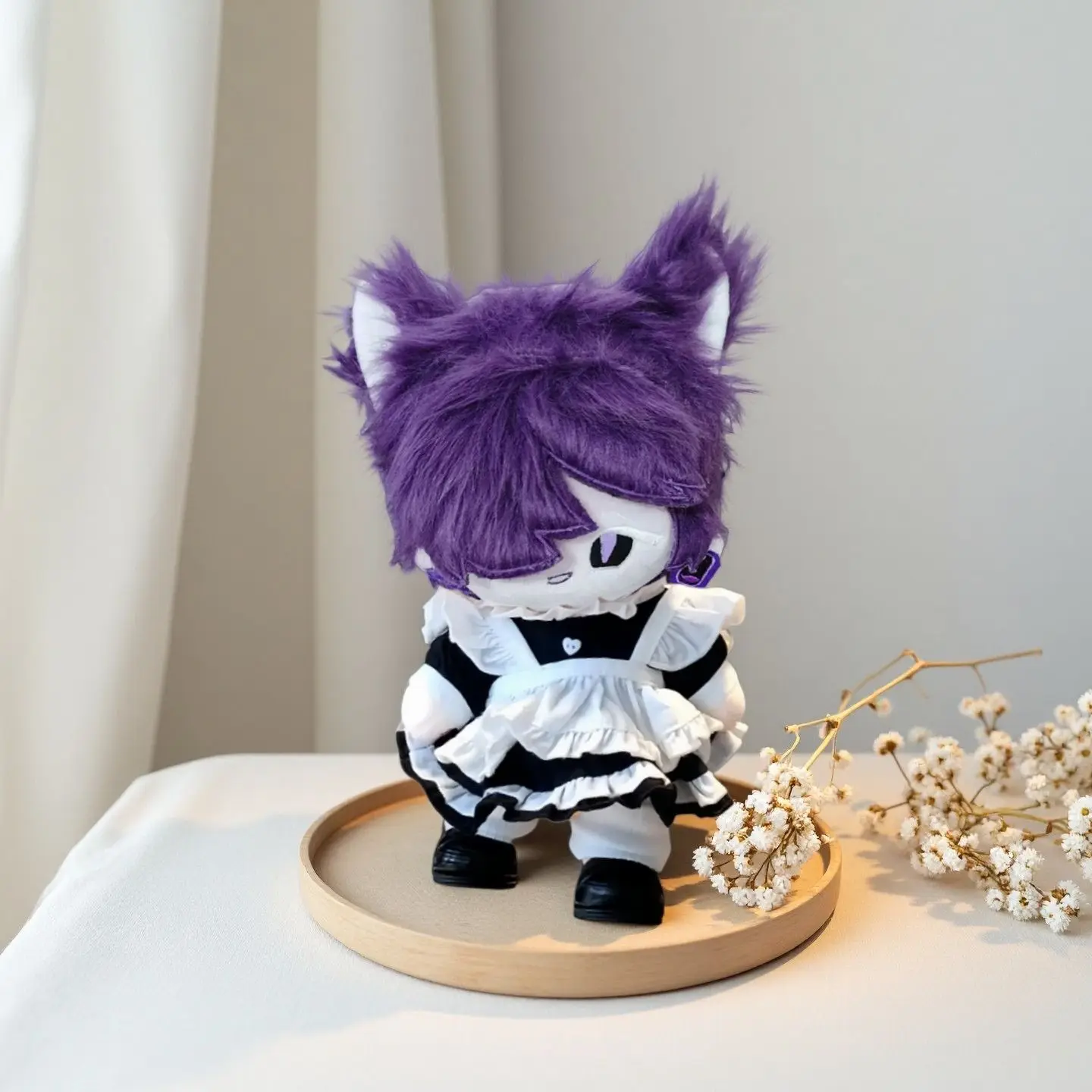 20cm Dress up Doll COS Cookie Run Kingdom Black Sapphire Cookies Cute Plush Doll Body Stuffed Toys Dolls Adult Kids Figures Gift - 3