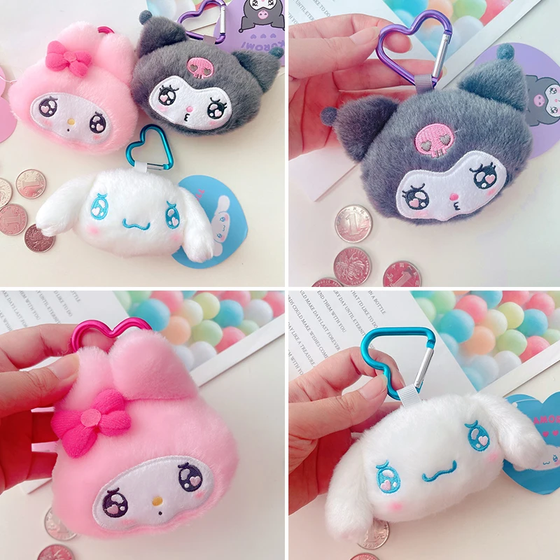 Cartoon Anime Sanrios My Melody Kuromi Cinnamoroll Plush Coin Purse Key Case Soft Stuffed Plush Toy Cute Keychain Bag Pendant 1 Cartoon Anime Sanrios My Melody Kuromi Cinnamoroll Plush Coin Purse Key Case Soft Stuffed Plush Toy Cute Keychain Bag Pendant 1