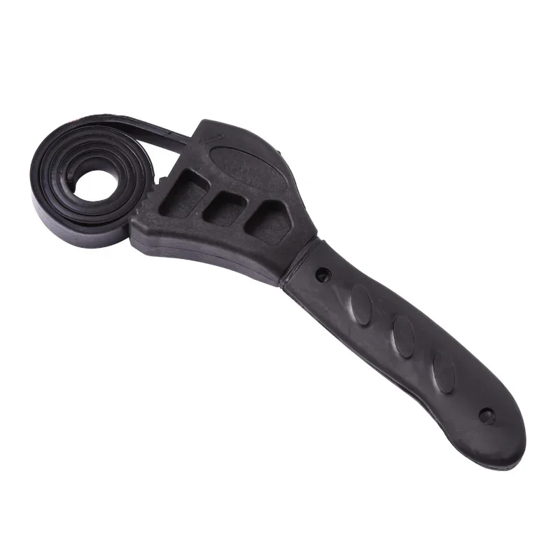 500mm Non-slip Pipeline Wrench Rubber Strap Wrench Jar Lids Tighten Loosen Plumbing Tool Universal Oil Filter Spanner