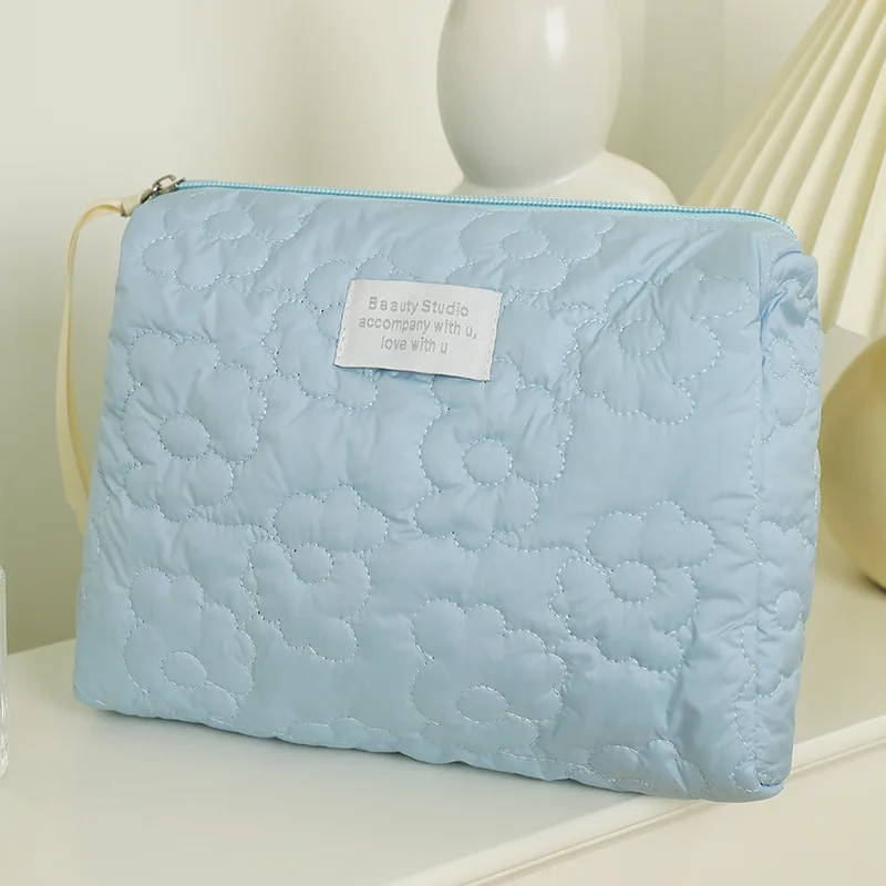 Floral Large-Capacity Waterproof Travel Cosmetic Bag
