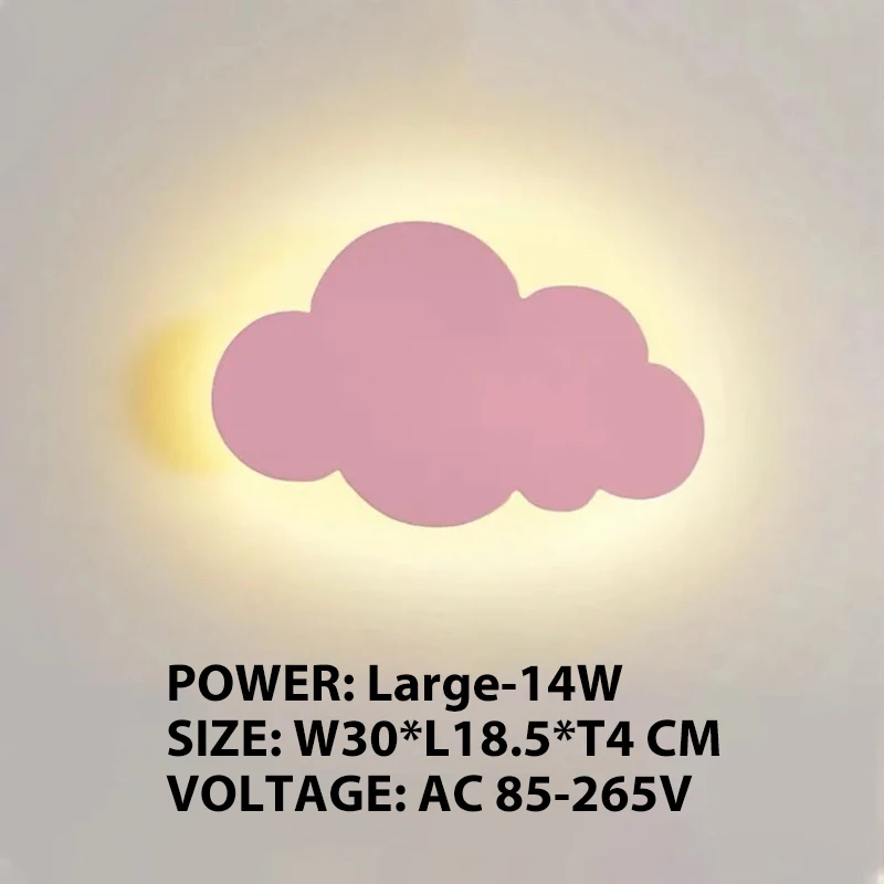 جميل LED داخلي الجدار مصباح موردن سحابة تصميم ديكو...