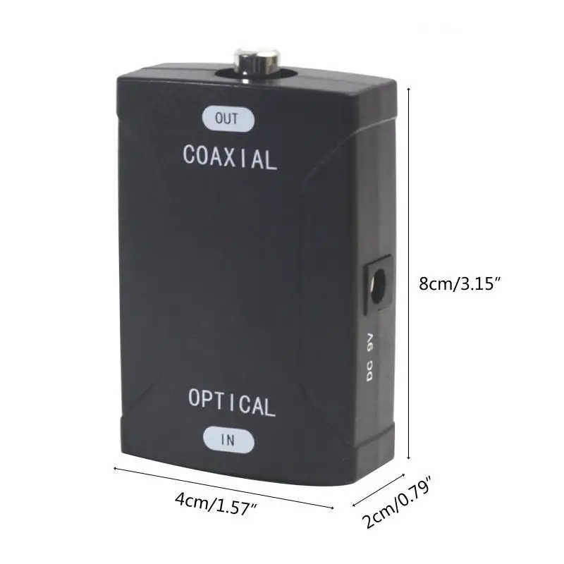 652F USB DAC 디지털-아날로그 어댑터 광섬유 동축 신호-아날로그