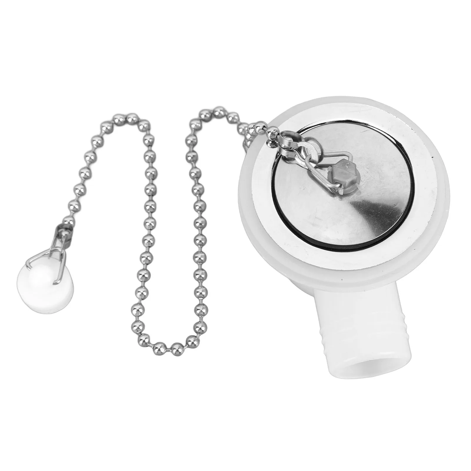RV Sink Drain Connector Right Angle Stainless Steel Strong Sealing Space Saving Drain Pipe Hose Plug Sewer Adapter for Yacht rv sink
