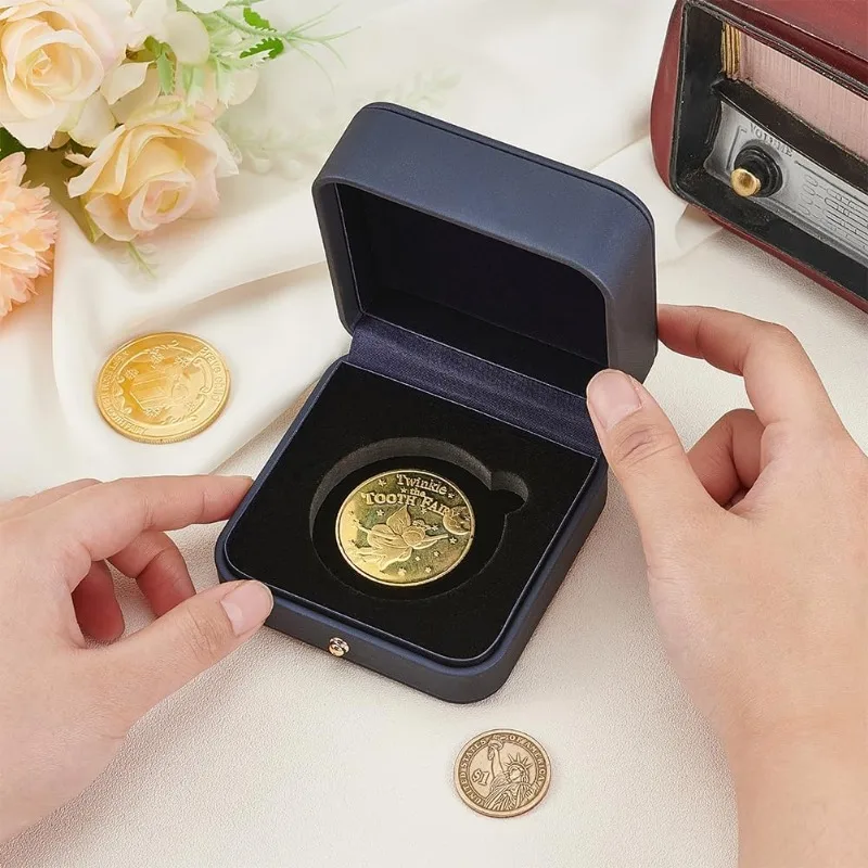 Caja De Almacenamiento De Monedas, Estuche De Exhibición, | Meses Sin