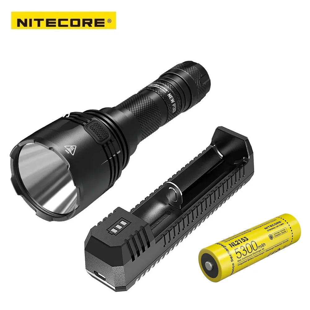 Nitecore NEW P30 CREE XP-L HI V3 LED 1000 Lumens Tactical Flashlight for Hunting,Law Enforcement,Search