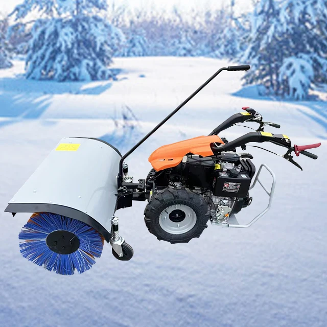 Macchina per la rimozione della neve su strada urbana invernale con soffiatore di neve a ingranaggi pieni spinta a mano 220V Nuova condizione - immagine 6