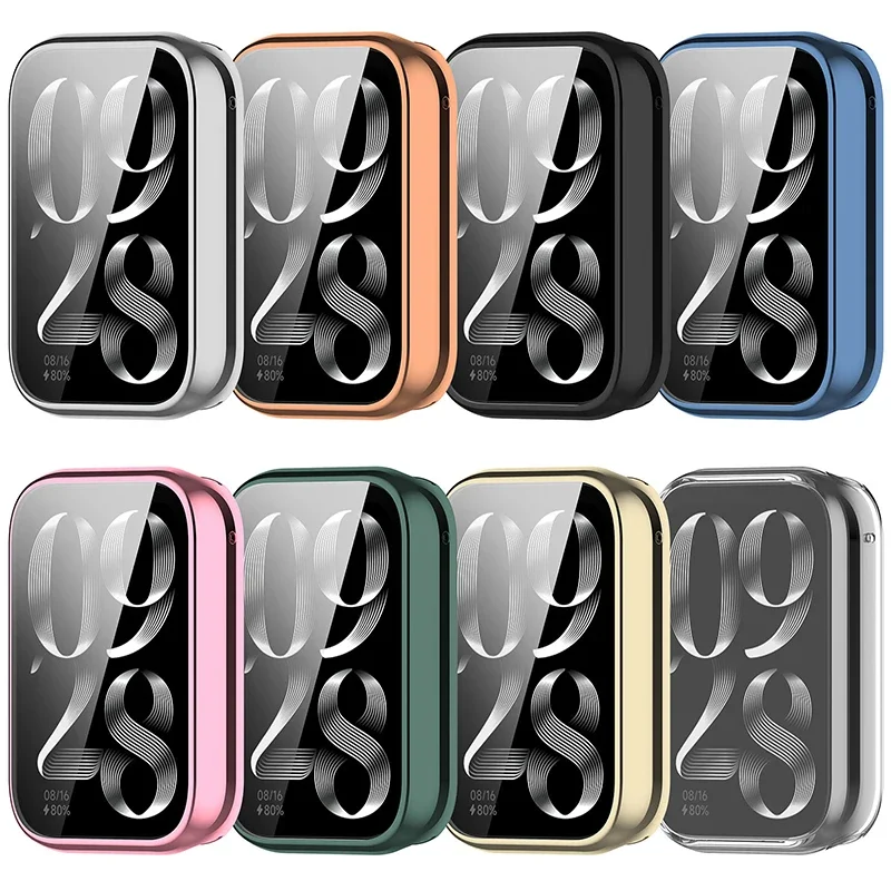 Deluxe TPU Smart Watch Case with Screen Protector - Soft Bumper Cover