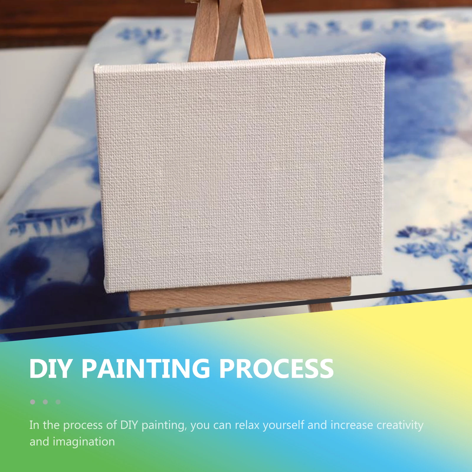 Custom Painting Canvas 12 Pcs Mini Canvas Frame Canvases For Acrylic Painting Blank Oil White Round With Supplies Child