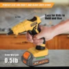 7mm Cordless Hot Glue Gun Compatible with Dewalt 18V 20V MAX Battery Full Size DIY Repair Tool Christmas Gifts(tool only) 2